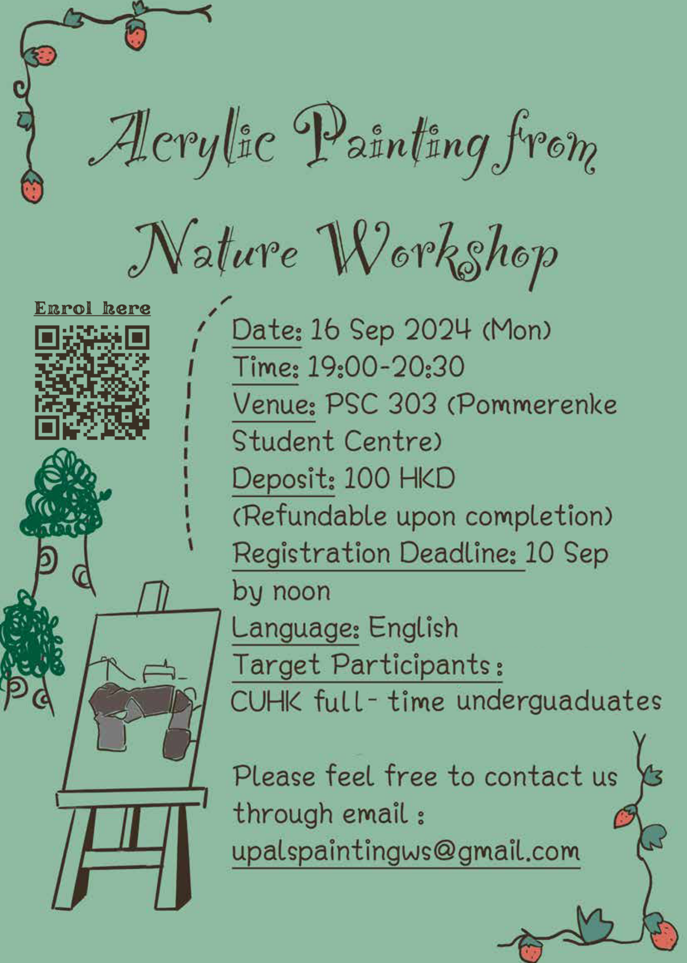 [uPals] Acrylic Painting from Nature Workshop