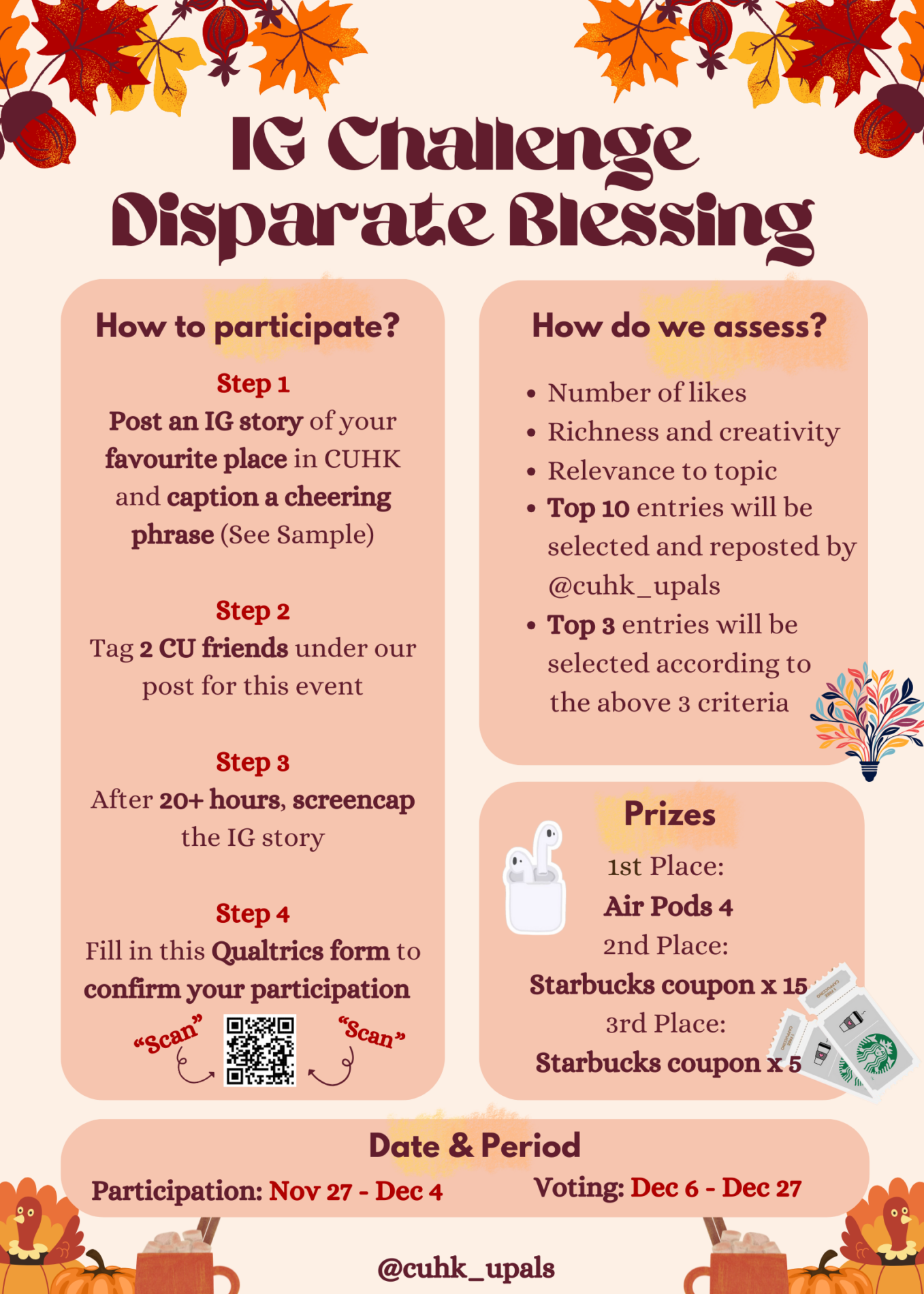 [uPals] IG challenge “Disparate Blessing”