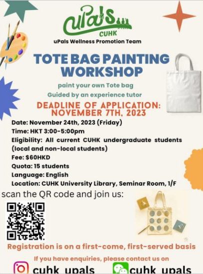 Tote bag Painting workshop